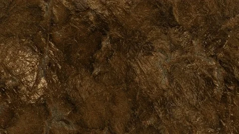 Infinite horizontal movement of a rough brown abstract surface Stock Footage 167620743