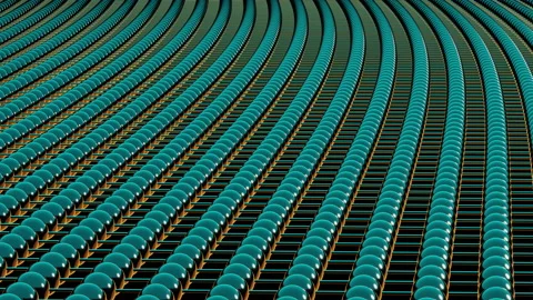 Infinite Loop Abstract Backdrop With Spheres Stock Footage 147492500