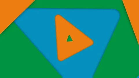Infinite Loop Colorful Triangles Animation Normal Vidéo 113098335