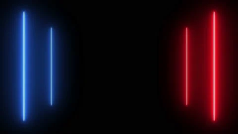 Infinite Loop neon border. Abstract neon border animation. Stock Footage 166104261