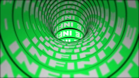 Infinite loop Tunel background video Stock Footage 264114355