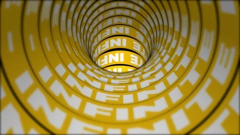 Infinite loop Tunel background video Stock Footage 264114358