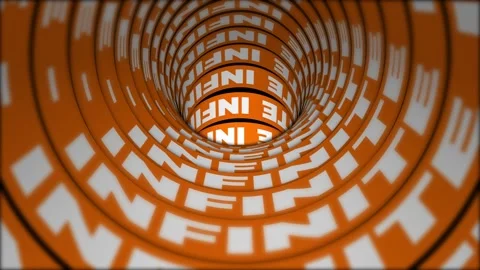 Infinite loop Tunel background video Stock Footage 264114363