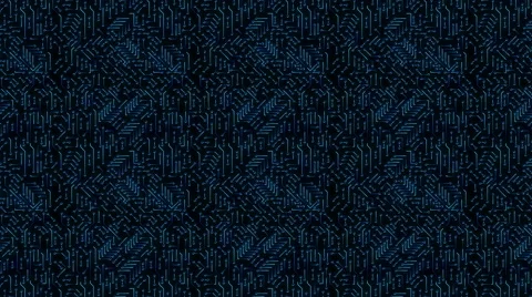 Infinite looped animation tech design elements Stock Footage 64296026