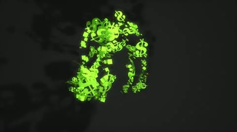 Infinite money, matte included, capitalist, economy, resource. Video stock 12744198