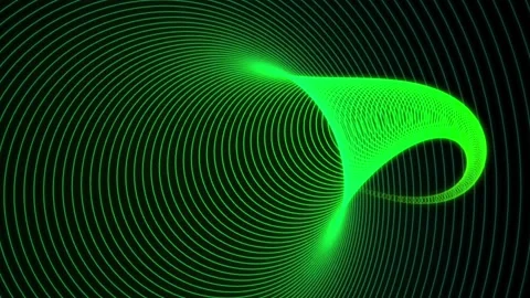 Infinite Multicolored Loop  Abstract  Mesmerizing and Vibrant Video of a Loo Video stock 238513881