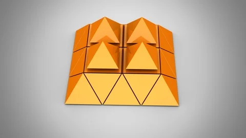 Infinite Pyramid Stock Footage 118457869