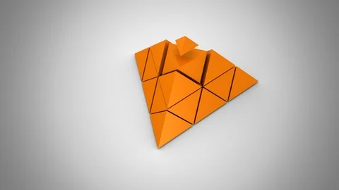 Infinite Pyramid Stock Footage 118776526