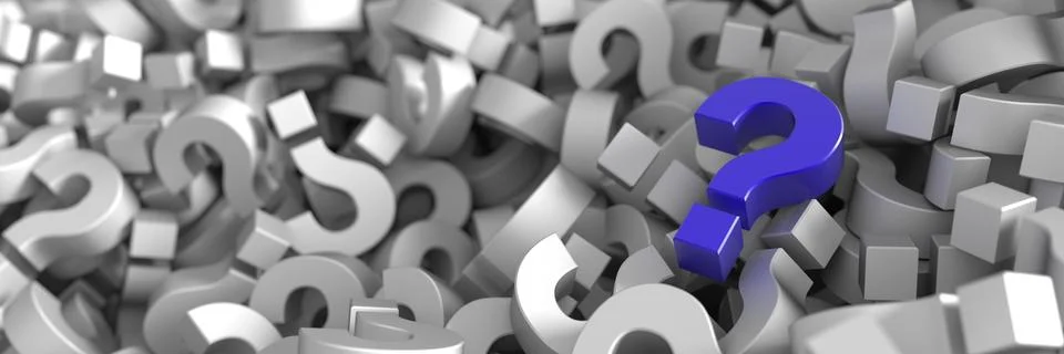Infinite question marks Stock Illustration