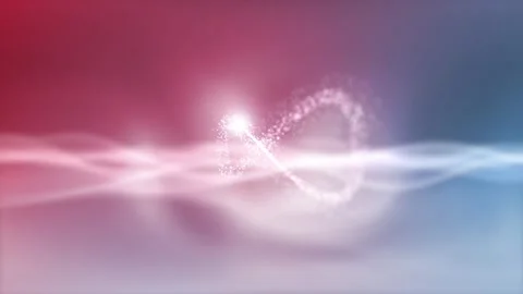 Infinite symbol looped animation background Stock Footage 338104294