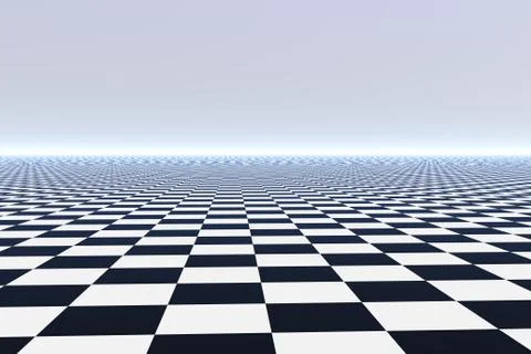 Infinite Tile Floor Stock Illustration