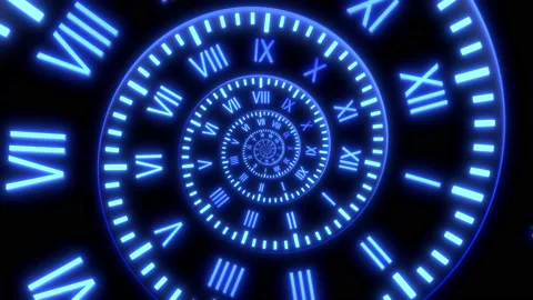 Infinite time concept. Stock Footage 145366542