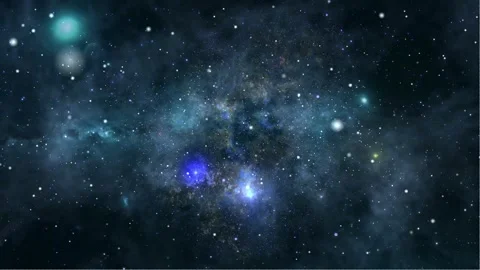 Infinite Universe. Space background. Exploration of Universe Stock Footage 253431645