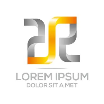 Infinity 2logo infinity symbol s 8 element design vector Stock Illustration