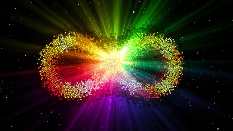 Infinity animation symbol of harmony and success Stock Footage 168554170