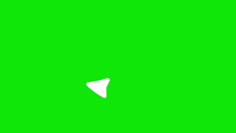 Infinity arrow icon on green screen animation (Chroma key) Stock Footage 312019173