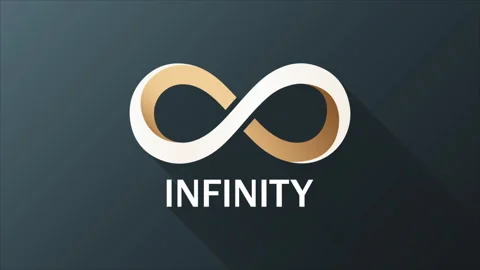 Infinity business symbol logo Video stock 325220117