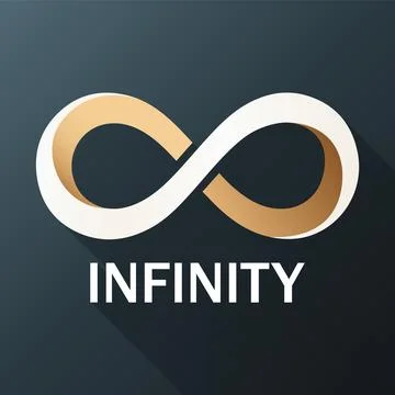 Infinity business symbol logo Stock Illustration