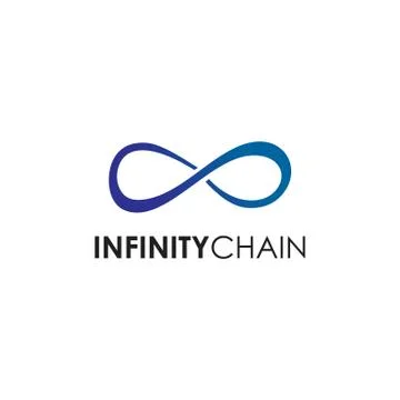Infinity Chain Logo Simple and Templates Stock Illustration