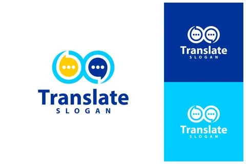 Infinity Chat logo vector template, Creative Chat Infinity logo design conc.. Stock Illustration