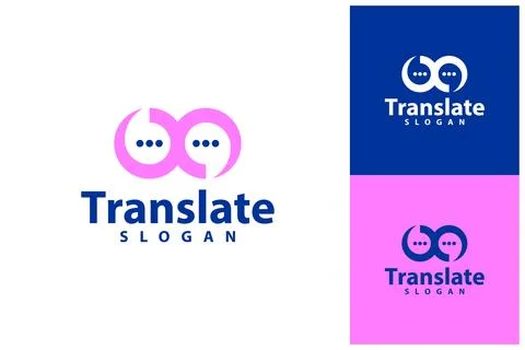 Infinity Chat logo vector template, Creative Chat Infinity logo design conc.. Stock Illustration