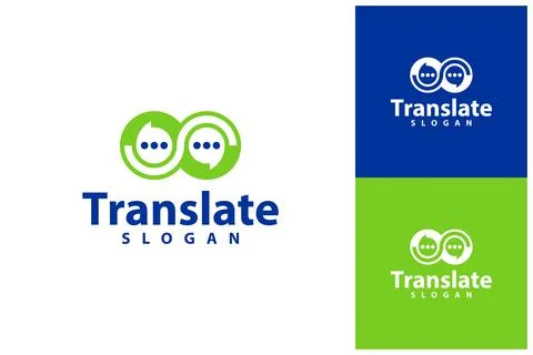 Infinity Chat logo vector template, Creative Chat Infinity logo design conc.. Stock Illustration