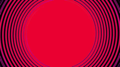Infinity circles twirl pattern in pink and blue on red Stock Footage 307696036