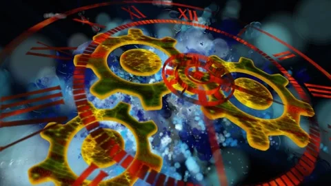 Infinity clock Stock Footage 303663258