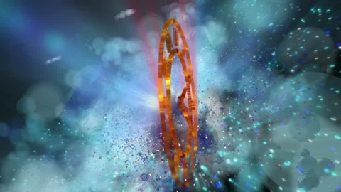 Infinity clock Stock Footage 303663446