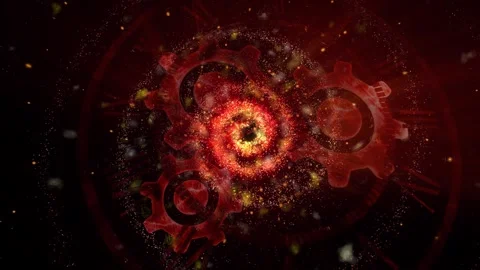 Infinity clock Stock Footage 303781603