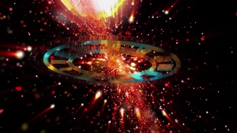 Infinity clock Stock Footage 303781724