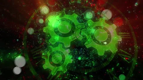 Infinity clock Stock Footage 303781732