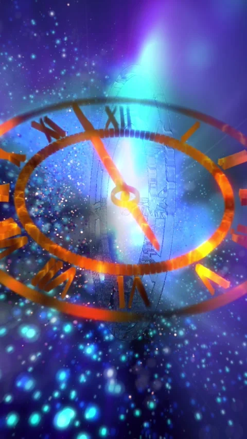 Infinity clock Stock Footage 303781890