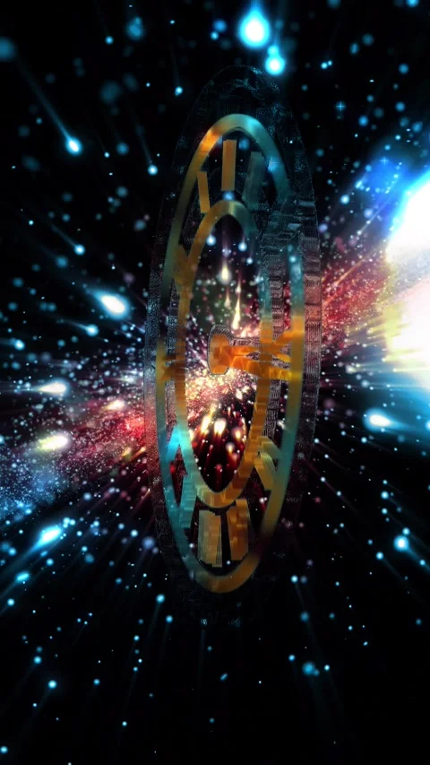 Infinity clock Stock Footage 303781898