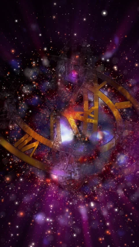 Infinity clock Stock Footage 303781908