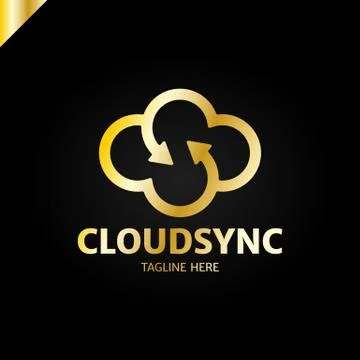 Infinity cloud logo design vector. Cloud letter s logo template. Stock Illustration