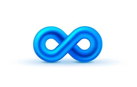 Infinity color icon, sign element graphic. Vector Stock Illustration