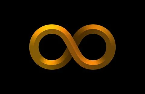 Infinity color icon, sign element graphic. Vector illustration イラスト素材