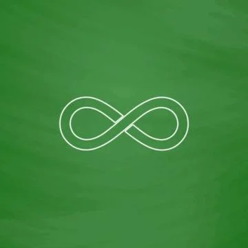 Infinity computer symbol Stock Illustration