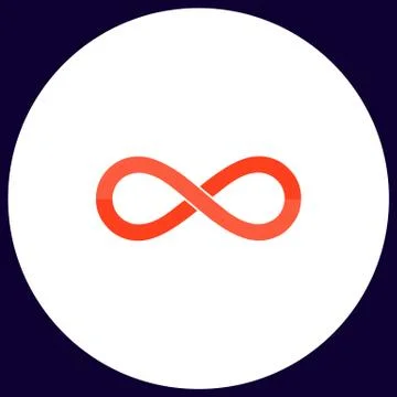 Infinity computer symbol 스톡 일러스트