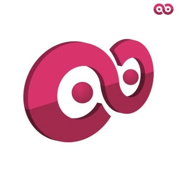 Infinity concept of logo Stock Illustration