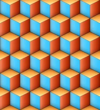 Infinity Cubes Stock Illustration