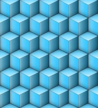 Infinity Cubes Stock Illustration