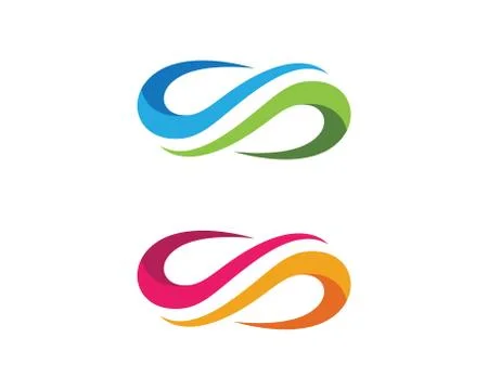 Infinity Design Infinity logo 스톡 일러스트