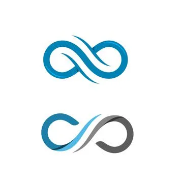 Infinity Design Vector icon illustration Stockillustratie