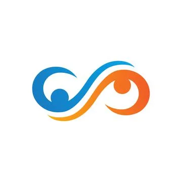 Infinity Design Vector icon illustration 스톡 일러스트