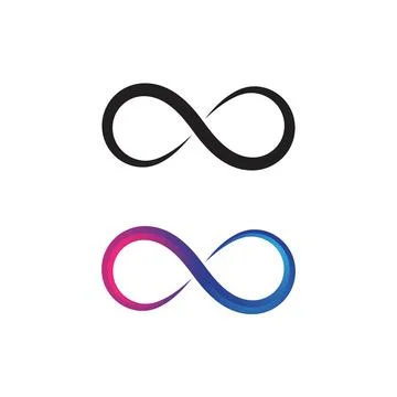 Infinity Design Vector icon illustration 스톡 일러스트