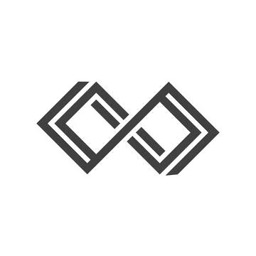 Infinity Design Vector icon illustration 스톡 일러스트