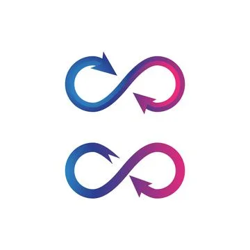 Infinity Design Vector icon illustration Stock Illustration