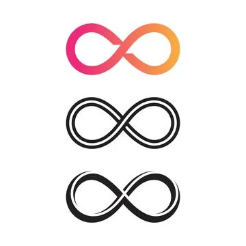 Infinity Design Vector icon illustration 스톡 일러스트